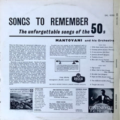 Mantovani And His Orchestra - Songs To Remember (Vinyl) Image