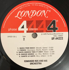 Edmundo Ros & His Orchestra - Reminisce With Ros (Vinyl) Image