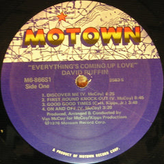 David Ruffin - Everything's Coming Up Love (Vinyl) Image