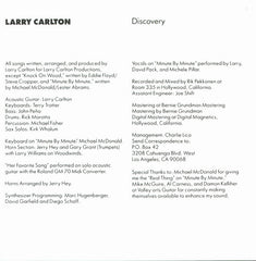 Larry Carlton - Discovery (CD) Image