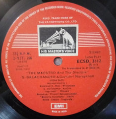 Sundaram Balachander, Gayathri Narayanan - The Maestro And The Disciple - Veena Duet 2 (Vinyl) Image