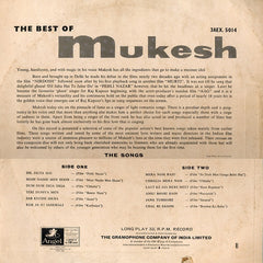 Mukesh - The Best Of Mukesh (Vinyl) Image