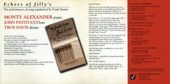 Monty Alexander With John Patitucci & Troy Davis (2) - Echoes Of Jilly's (CD) Image