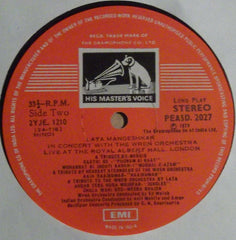 Lata Mangeshkar In Concert With Wren Orchestra, The - Live At The Royal Albert Hall, London (Vinyl) Image