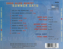 Eddie Allen Quintet - Summer Days (CD) Image