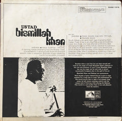 Bismillah Khan - Shehnai • Raga Gunkali: Tritaal • Raga Shudh Kalyan: Tritaal • Pahadi Dhun (Vinyl) Image