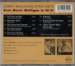 Gerry Mulligan / Stan Getz - Getz Meets Mulligan In Hi-Fi (CD) Image