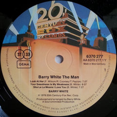 Barry White - Barry White The Man (Vinyl) Image