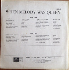 Various - When Melody Was Queen (Vinyl) Image