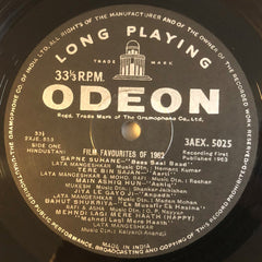 Various - Film Favourites Of 1962 (Vinyl)