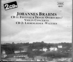 Johannes Brahms - Münchner Symphoniker Cond. Helmut Bucher, Royal Philharmonic Orchestra, The Cond. Libor Pešek, Gächinger Kantorei Stuttgart Cond. Helmuth Rilling - Festival & Tragic Overtures / Violin Concerto / Liebeslieder - Waltzes (CD) (2)