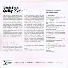 Ludwig Thoma, Hans-Reinhard Müller - Heilige Nacht Eine Legende (Vinyl) Image