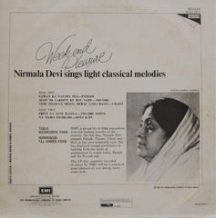 Nirmala Devi - Week End Pleasure (Nirmala Devi Sings Light Classical Melodies) (Vinyl) Image