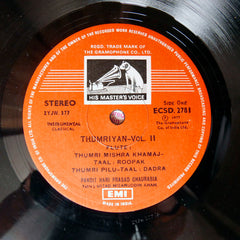 Hariprasad Chaurasia - Thumriyan Vol. II (Enchanting Thumris On The Flute) (Vinyl) Image