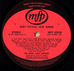 Geoff Love Singers, The - Very Special Love Songs (Vinyl) Image