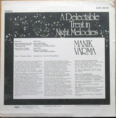 Manik Varma - A Delectable Treat In Night Melodies (Vinyl)