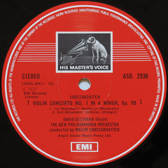 Dmitri Shostakovich, David Oistrach, New Philharmonia Orchestra, Maxim Shostakovich - Violin Concerto No. 1 (Vinyl) Image