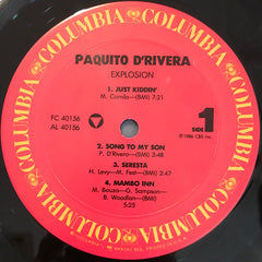 Paquito D'Rivera - Explosion (Vinyl) Image