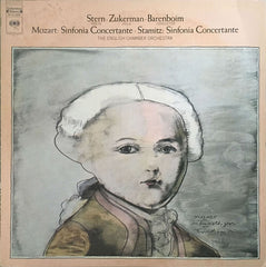 Isaac Stern · Pinchas Zukerman · Daniel Barenboim, English Chamber Orchestra - Wolfgang Amadeus Mozart · Carl Stamitz - Sinfonia Concertante / Sinfonia Concertante (Vinyl) Image