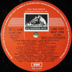 Lata Mangeshkar - Down Memory Lane (Vinyl) Image