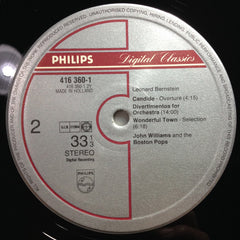 Leonard Bernstein, Boston Pops Orchestra, The conducted by John Williams (4) - Bernstein By Boston (Vinyl) Image