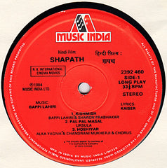 Bappi Lahiri, Faruk Kaiser - Shapath (Vinyl)