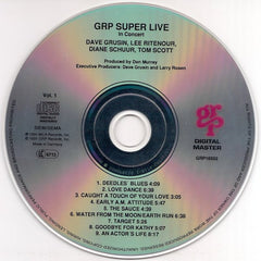 Dave Grusin / Lee Ritenour / Chick Corea / Diane Schuur / Tom Scott - GRP Super Live (CD) (2 CD) Image