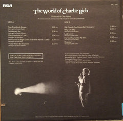 Charlie Rich - The World Of Charlie Rich / Now Everybody Knows (Vinyl) Image