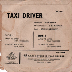 S. D. Burman - Taxi Driver (45-RPM)