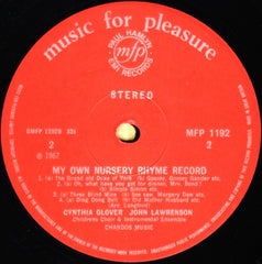 Cynthia Glover / John Lawrenson With Children's Choir (2), The - My Own Nursery Rhyme Record (Vinyl) Image
