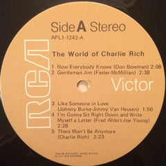 Charlie Rich - The World Of Charlie Rich / Now Everybody Knows (Vinyl) Image
