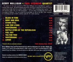 Gerry Mulligan - Paul Desmond Quartet - Gerry Mulligan • Paul Desmond Quartet (CD) Image