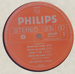 Giuseppe Torelli, Giovanni Bononcini, Domenico Gabrielli, Andrea Grossi , And Giacomo Antonio Perti - Don Smithers, I Musici - The Virtuoso Trumpet (Italian Baroque Concertos) (Vinyl) Image