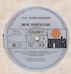 Three Degrees, The - New Dimensions (Vinyl) Image