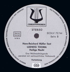 Ludwig Thoma, Hans-Reinhard Müller - Heilige Nacht Eine Legende (Vinyl) Image