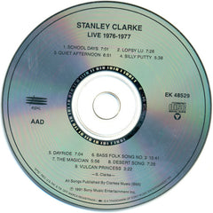 Stanley Clarke - Live 1976-1977 (CD) Image