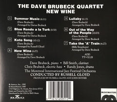 Dave Brubeck Quartet, The With Montreal International Jazz Festival Orchestra, The - New Wine (CD) Image