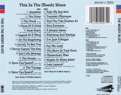 Moody Blues, The - This Is The Moody Blues (CD) (2 CD) Image