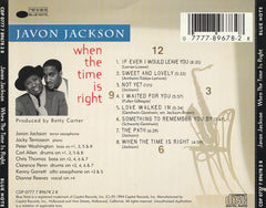 Javon Jackson - When The Time Is Right (CD) Image