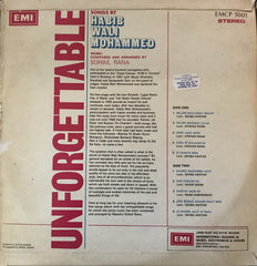 Habib Wali Mohammed - Unforgettable Songs By Habib Wali Mohamed (Vinyl) Image