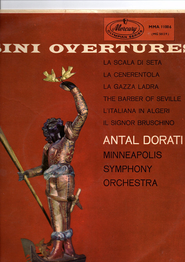 Gioacchino Rossini, Antal Dorati Conducting Minneapolis Symphony Orchestra - Rossini Overtures. (Vinyl) Image