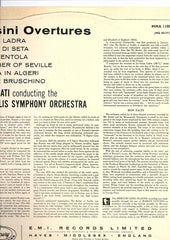 Gioacchino Rossini, Antal Dorati Conducting Minneapolis Symphony Orchestra - Rossini Overtures. (Vinyl) Image