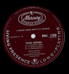 Gioacchino Rossini, Antal Dorati Conducting Minneapolis Symphony Orchestra - Rossini Overtures. (Vinyl) Image