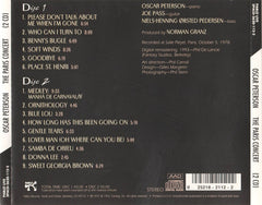 Oscar Peterson, Joe Pass, Niels-Henning Ørsted Pedersen - The Paris Concert: Salle Pleyel, 1978 (CD) (2 CD) Image