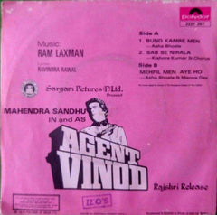 Raam Laxman - Agent Vinod (45-RPM) Image