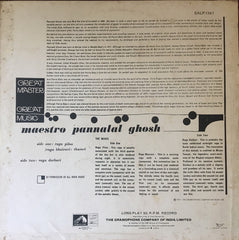Pannalal Ghosh - Maestro Pannalal Ghosh (Vinyl) Image