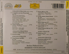 Johann Strauss Jr. & Josef Strauß - Berliner Philharmoniker, Herbert von Karajan - Walzer & Polkas • Valses & Polkas (CD) Image