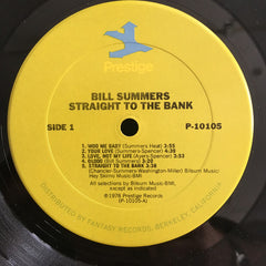Bill Summers & Summers Heat - Straight To The Bank (Vinyl) Image