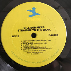 Bill Summers & Summers Heat - Straight To The Bank (Vinyl) Image