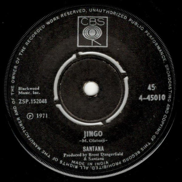 Santana - Jingo / Persuasion (45-RPM) Image